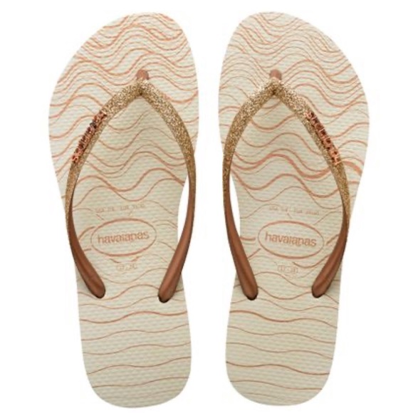 havaianas slim gold